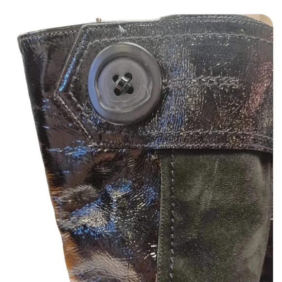 La Canadienne Leather Suede Heeled Boots Size 7M - Picture 4 of 9